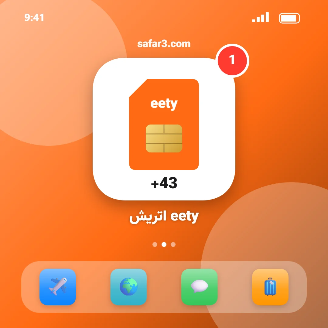 سیم کارت eety اتریش در سفر۳
