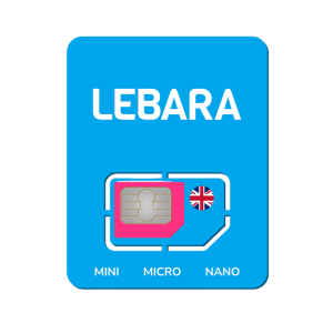 سیم‌کارت فیزیکی بین‌المللی Lebara انگلیس - تصویر 2